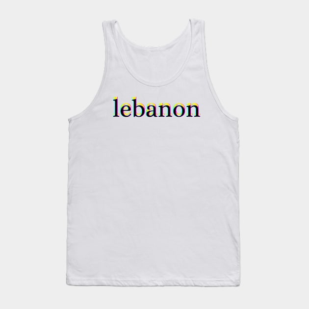 Lebanon Tank Top by Beirout